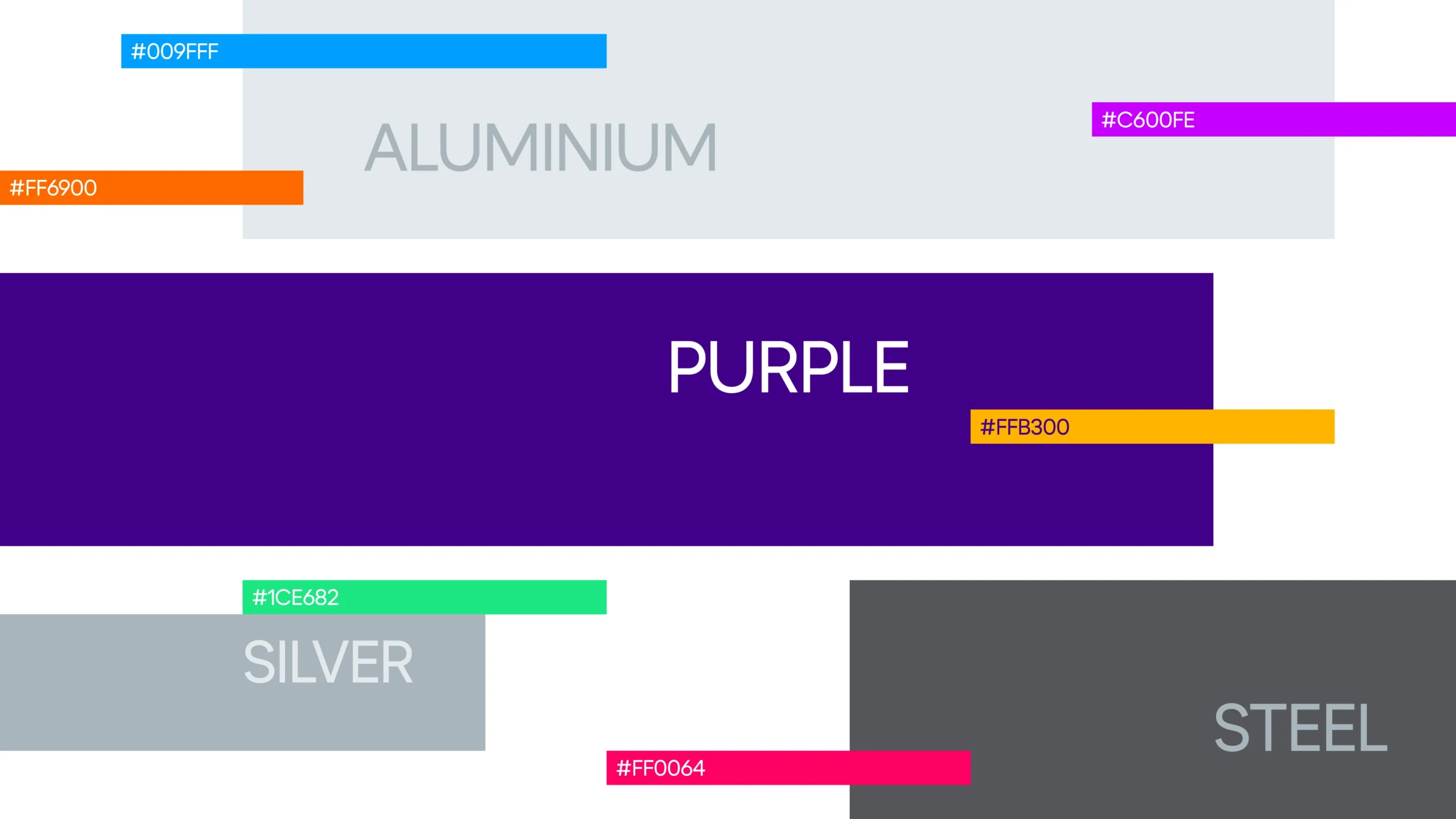 Oxa-Colour-Palette Oxa colour palette showing primary and secondary colours